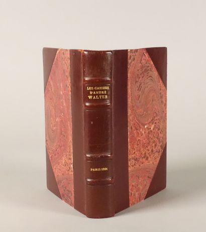 GIDE André]. The Notebooks of André Walter....