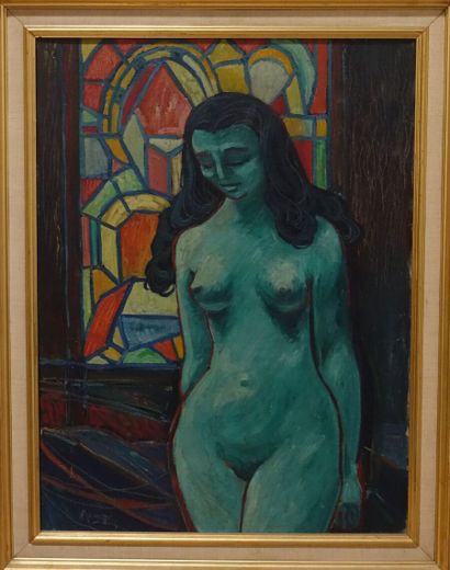 René MARGOTTON (1915-2009).

Femme nue au...