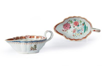 INDIA COMPANY.

Two porcelain sauce boats...