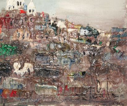 TOLEDO (?).

Les Toits de Paris.

Oil on...