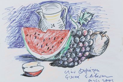 Attribué à Statis LIVANIS.

Nature morte.

Oeuvre...
