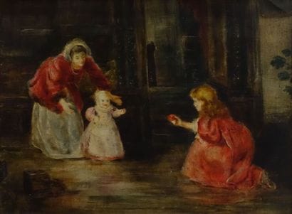 École du XIXe siècle, dans le goût du XVIIe.

Jeux...