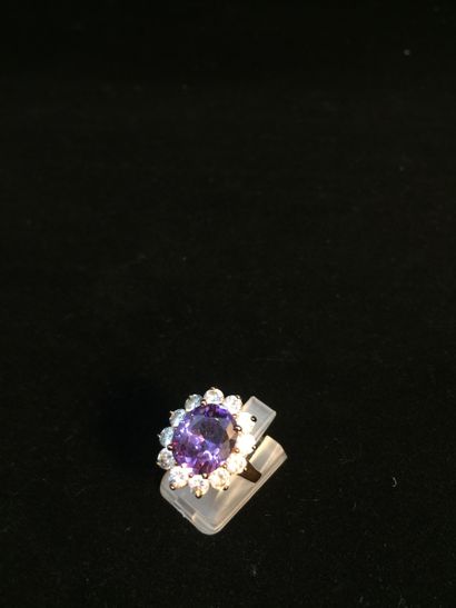 Costume jewellery set including five rings,...
