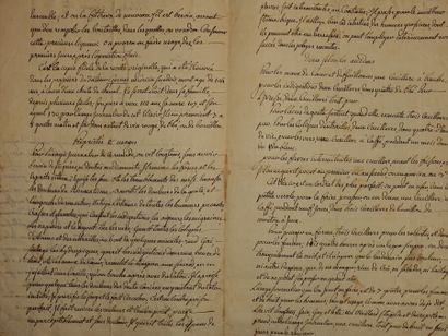Batch of manuscripts, stamps and various...