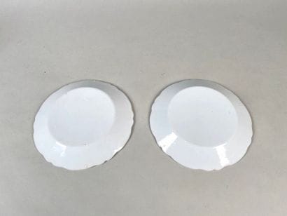 Two earthenware plates with revolutionary...
