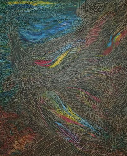 Alain-Pierre PERSICO.

Les Racines de l'Arbre.

Acrylique...