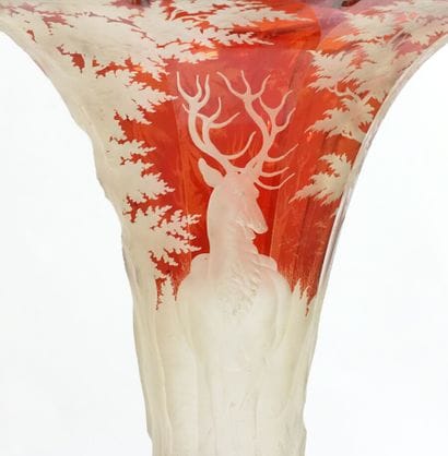 BOHEME.

Vase with sides and flared neck...