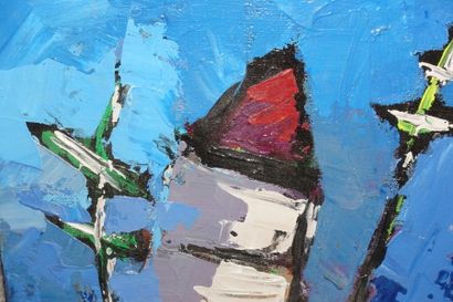 Joris GHILINI (born in 1978).

The Crouesty.

Acrylic...