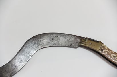 Folding knife called Navaja. 

Mounting with...