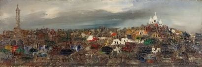 TOLEDO (?).

Les Toits de Paris.

Oil on...