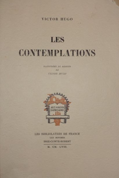 Victor Hugo. Les Contemplations, 1958.

Copy...