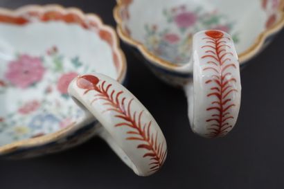 INDIA COMPANY.

Two porcelain sauce boats...