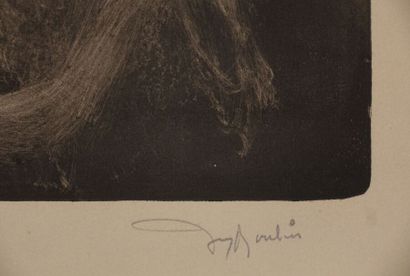 Guy MOULIN (?).

Faces.

Lithograph, signed...