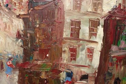 Montmartre.

Oil on canvas, bears a signature...