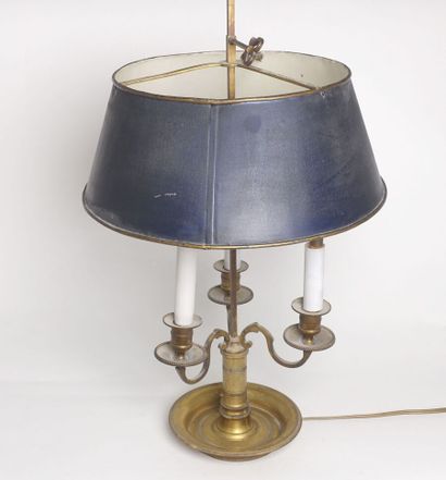 Lampe bouillotte, trois bras de lumière,...