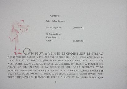 VENICE.

François-René de Chateaubriand.

Bernard...