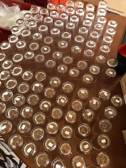 Service of one hundred and thirteen tube...