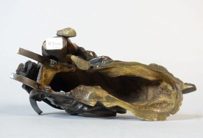 Bronze sculpture, circa 1900. 

Woman and...
