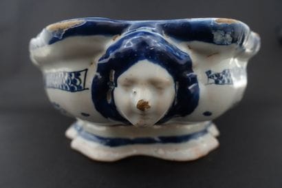 ROUEN.

Octagonal earthenware oiler holder...