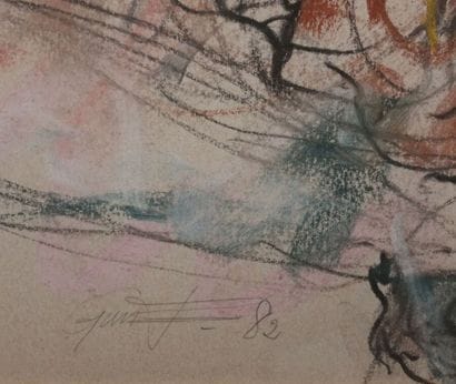 Gun FRANSSON.

Nue.

Pastel, signé et daté...