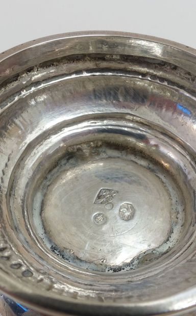 Tulip-shaped timbale in plain silver 950...