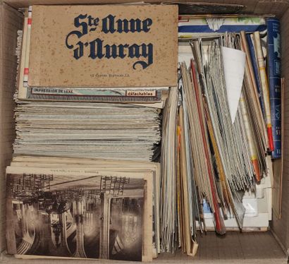 Batch of manuscripts, stamps and various...