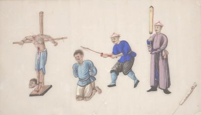 CHINA, Canton - circa 1900.

Set of seven...