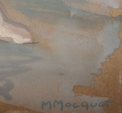 Magdeleine MOCQUOT (1910-1991).

The dancer.

Watercolor...