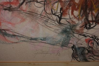 Gun FRANSSON.

Nue.

Pastel, signé et daté...