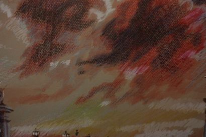 M. LECOMTE.

Vue du pont Alexandre III.

Pastel,...