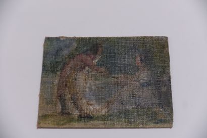 20th century school.

Gallant scene.

Oil...