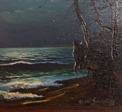 Alexandre SOUSLOFF (20th century).

Seaside...