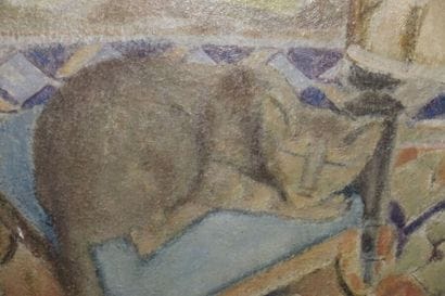 Dans le goût de BALTHUS.

Grande composition,...