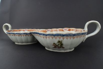 INDIA COMPANY.

Two porcelain sauce boats...
