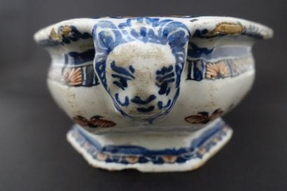 ROUEN.

Octagonal earthenware oiler holder...