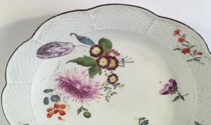 GERMANY, Meissen.

Round porcelain dish with...