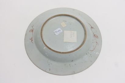 CHINA.

Plate with enamels of the rose family...