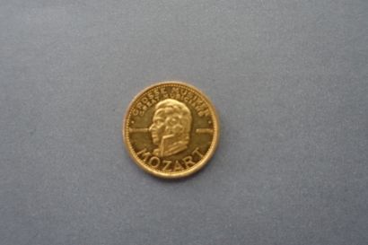 920 thousandths gold coin MOZART GROSSE MUSIKER...