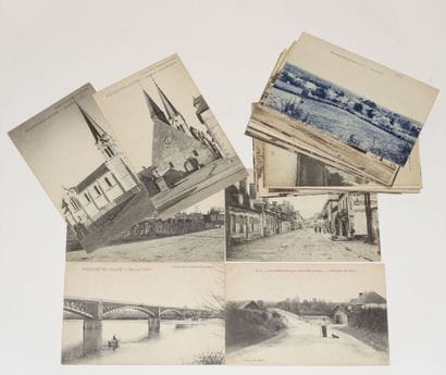 Set of postcards.