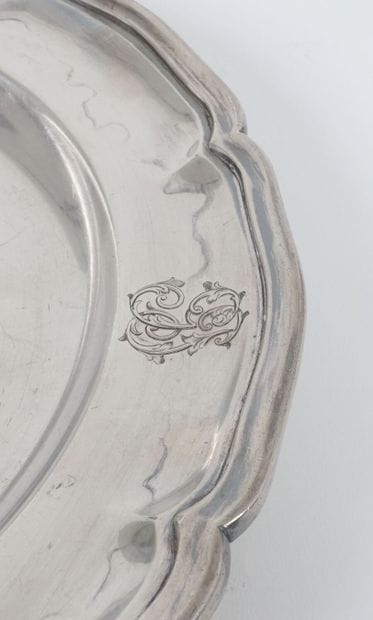 BERNDORF METALWARE FACTORY.

Round silver-plated...
