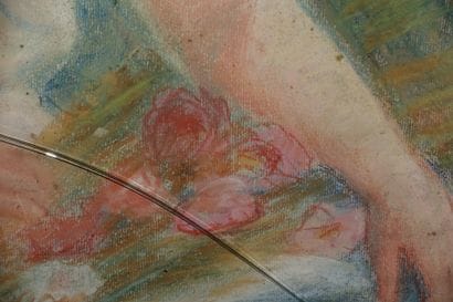 Dans le goût de Renoir.

Jeune femme à la...