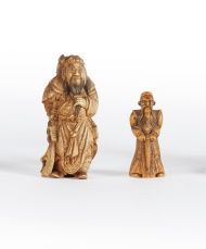 A netsuke and an okimono.

High. : 4 and...