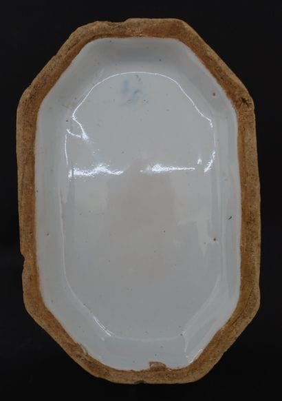 ROUEN.

Octagonal earthenware oiler holder...