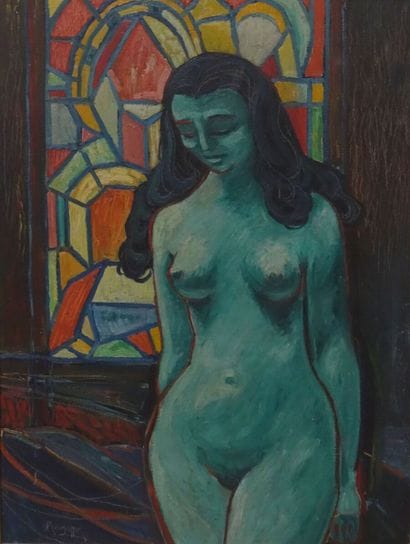 René MARGOTTON (1915-2009).

Femme nue au...
