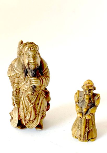 A netsuke and an okimono.

High. : 4 and...