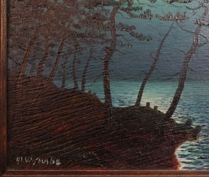 Alexandre SOUSLOFF (20th century).

Seaside...