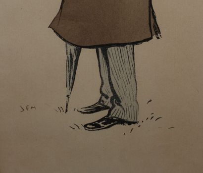 SEM (1863-1934).

Caricature 

Lithographie.

465...