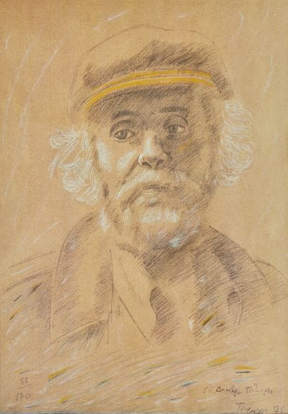 Yannis TSAROUCHIS (1910-1989) (D'après).

Portrait...