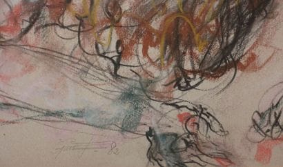 Gun FRANSSON.

Nue.

Pastel, signé et daté...