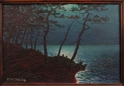 Alexandre SOUSLOFF (20th century).

Seaside...